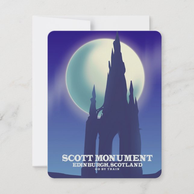 O Monumento Scott, Edimburgo, Escócia (Frente)