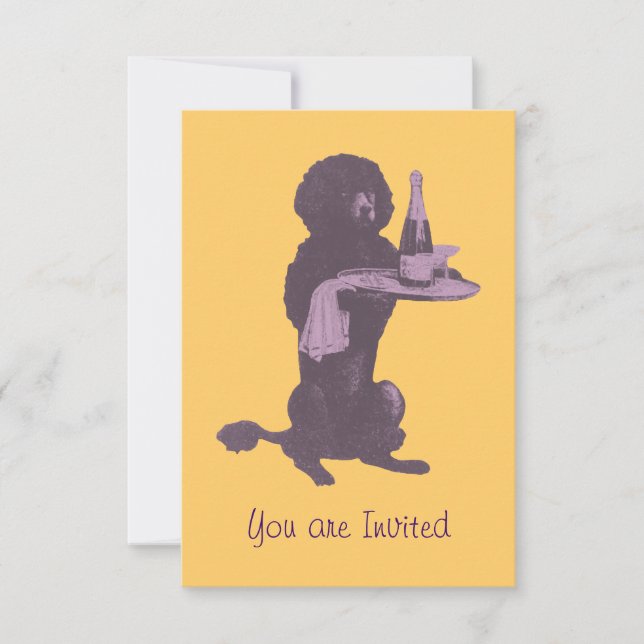 O Mordomo ~ Convite (Frente)