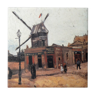 O Moulin de la Galette por Vincent van Gogh