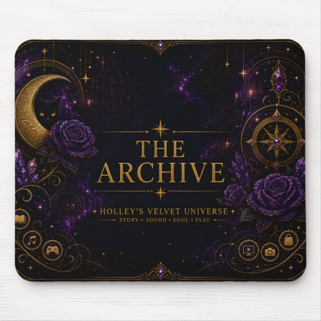 O Mouse Pad Archive Gothic Celestial Galaxy (Frente)