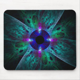 O Mousepad Abstrato de Olhos