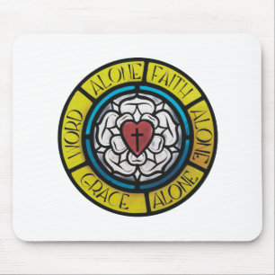 O Mousepad cor-de-rosa de Luther