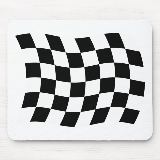 O Mousepad da Bandeira Xadrez (Frente)