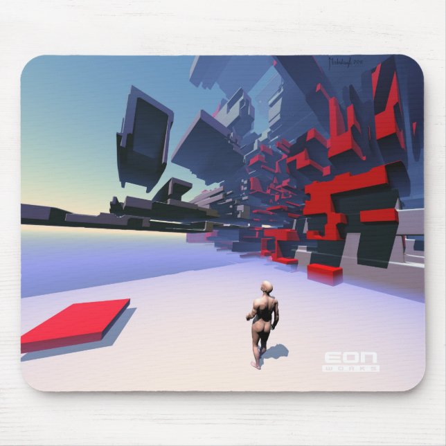 O mousepad do explorador (Frente)