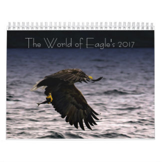 O mundo do calendário de Eagle 2017