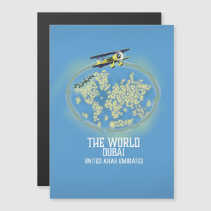O Mundo Dubai Emirados Árabes Unidos mapa
