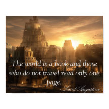 O mundo é um poster de livro