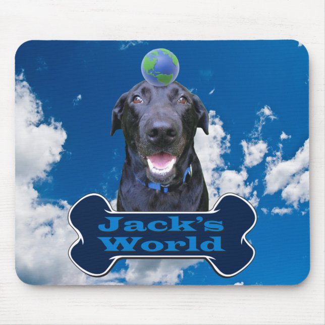 O mundo Mousepad de Jack (Frente)