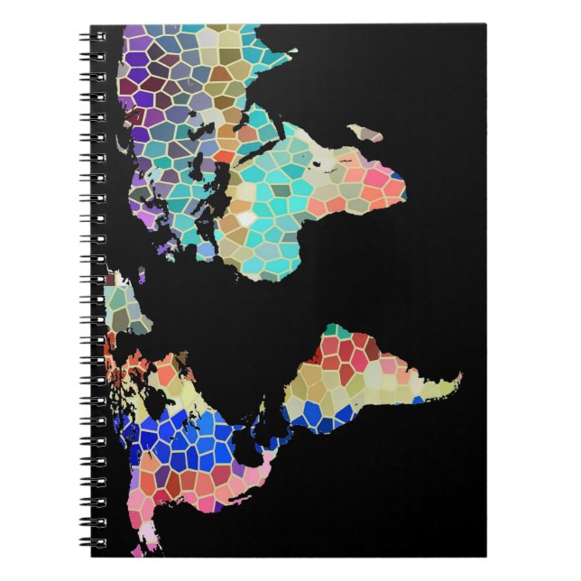 O mundo no caderno preto (Frente)