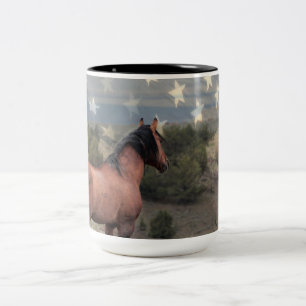 O mustang da "honra" e a caneca da bandeira