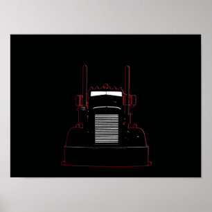 O nariz da agulha de Peterbilt edita o poster #3