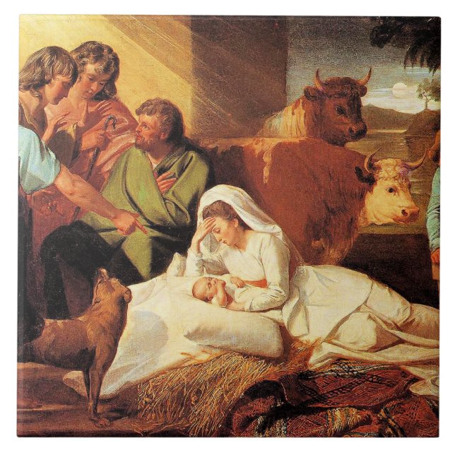 O Nascimento de Jesus por John Singleton Copley (Frente)