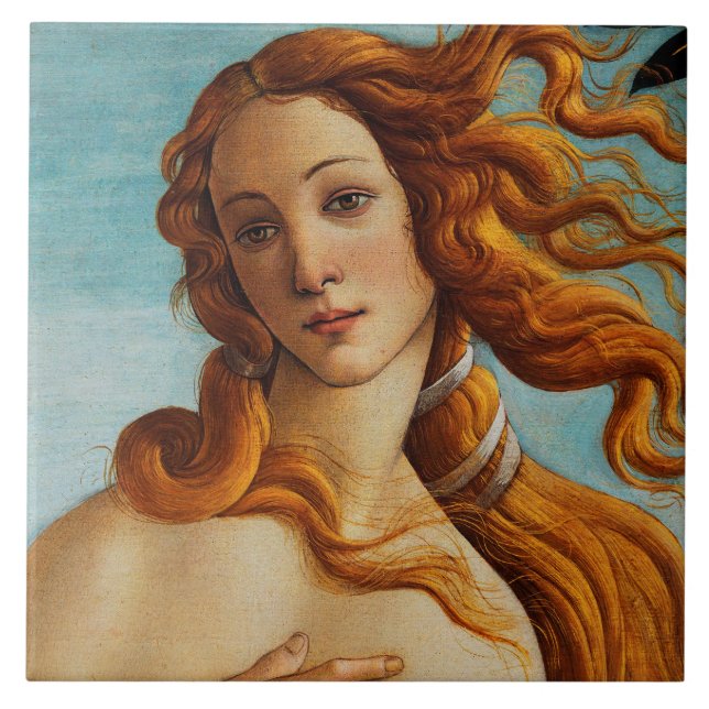 O Nascimento de Vênus (detalhe), Sandro Botticelli (Frente)