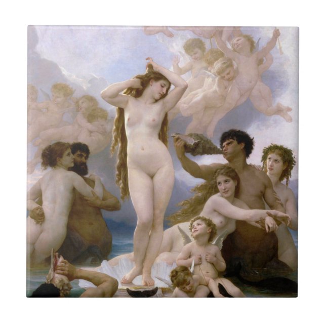 O Nascimento de Vênus por William-Adolphe Bouguere (Frente)