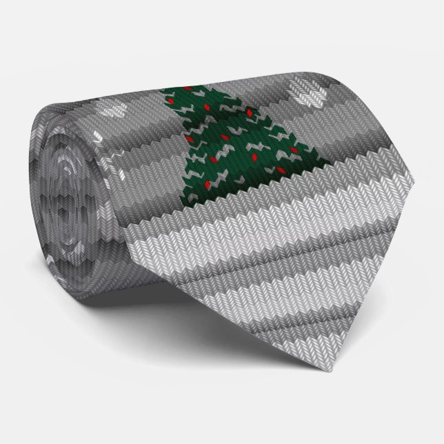 O Natal amarra gravatas do feriado da árvore de (Rolled)