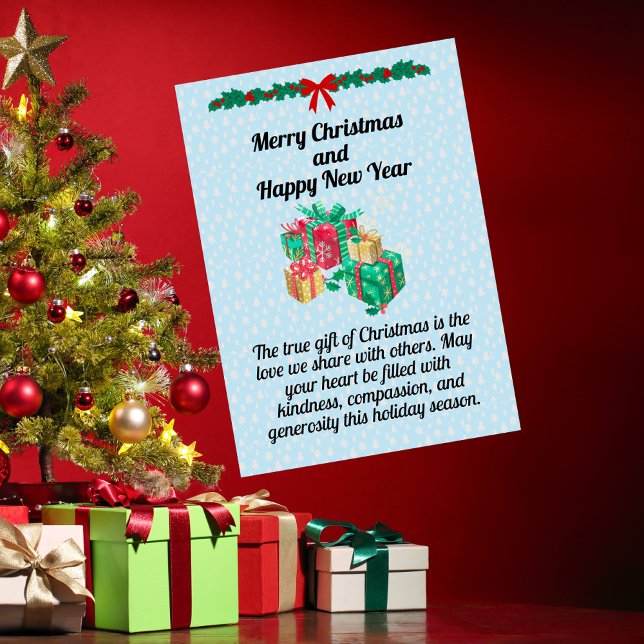 O Natal Apresenta o Cartão de Férias (Criador carregado)