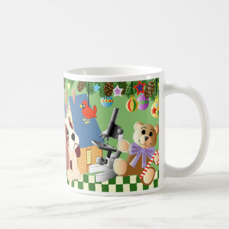 O Natal brinca a caneca de café