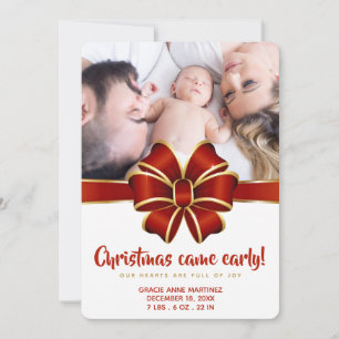O Natal Chegou No Início Do Anúncio De Nasciment