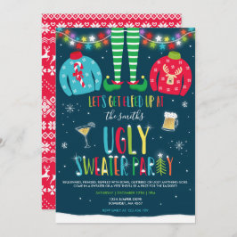 O Natal De Convite de festas De Suéter Feio