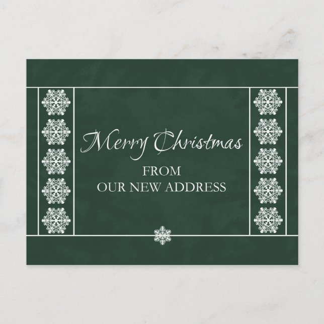 O Natal Do Nosso Novo Cartão De Endereço (Frente)