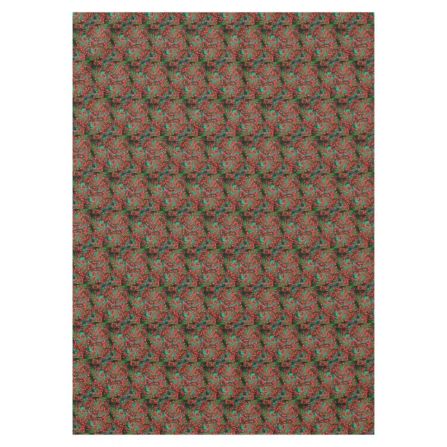 O Natal É As Berries! Toalha de mesa (Frente)