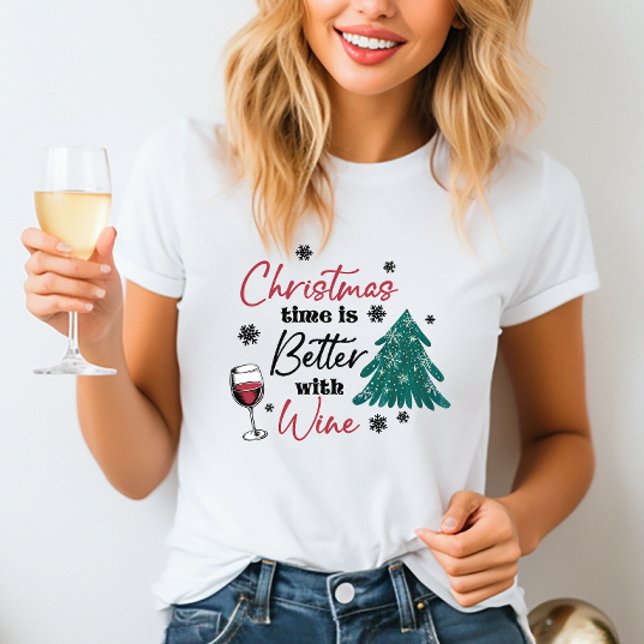 O Natal é melhor com a camiseta do vinho (Criador carregado)