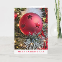 O Natal explodiu perto do cartão de Natal