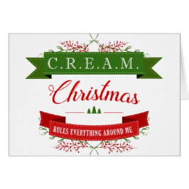 O Natal ordena tudo em torno de mim! Cartão