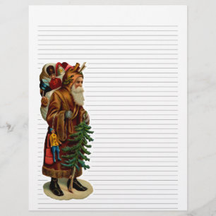 O natal vintage alinhou artigos de papelaria do