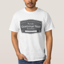 O Nazi da gramática adiciona suas camisetas