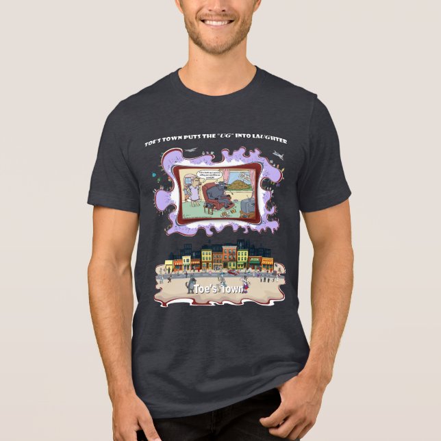 O Negócio de BS | Camiseta Tri-Blend do Dia dos Pa (Frente)