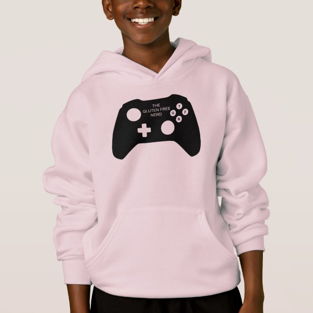 O nerd sem glúten caçoa o Hoodie (Frente)