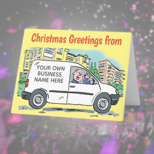 O Nome da Sua Empresa no Cartão de Natal de Van