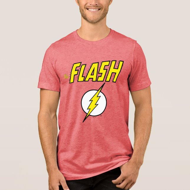 O Nome do Flash & Logotipo do Raio (Frente)
