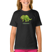 O nome do seu filho Camiseta de dinossauro