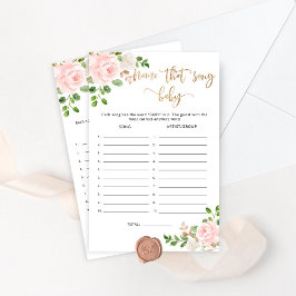 O nome floral cor-de-rosa da canção, esse jogo de 