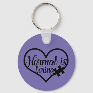 O Normal é chaveiro aborrecido da consciência do