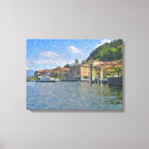O norte de canvas de Italia Bellagio