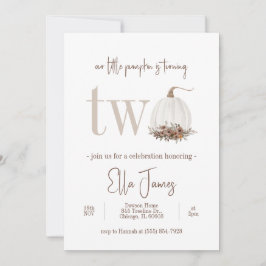 O nosso Segundo Convite De Aniversário