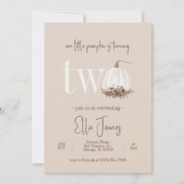 O nosso Segundo Convite De Aniversário