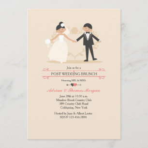 O Novo Convite de Brunch Pós-Casamento Sr. e Sra.