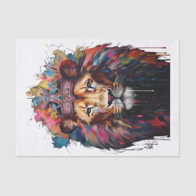 O novo rei da selva 2.0 - Papel de tecidos (Frente )