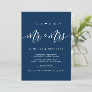 O Novo Senhor e Senhora, Convite de Casamento Furt