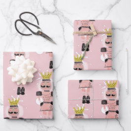 O Noz-Cacker Figurava A Mão Retirada Rosa