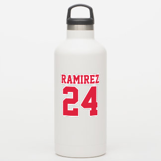 O número de Jersey personalizado e o adesivo de no