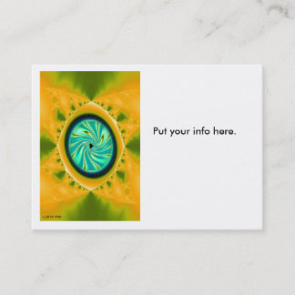 "O olho". cartão de .business