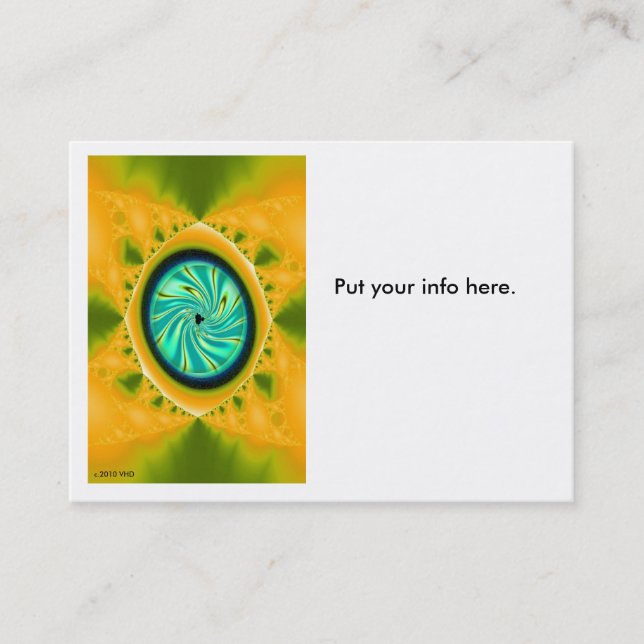 "O olho". cartão de .business (Frente)