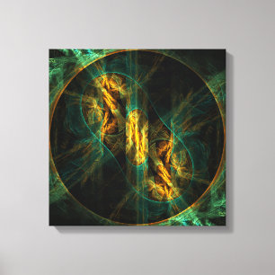 O Olho da Canvas de Arte Abstrato da Selva