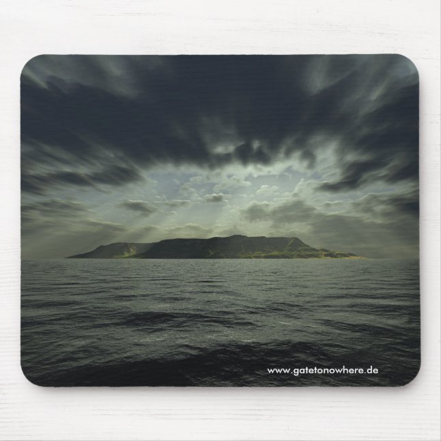 O olho da tempestade - Mousepad (Frente)