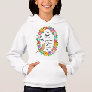 O Olho dele está no Hoodie das Garotas Esparsas